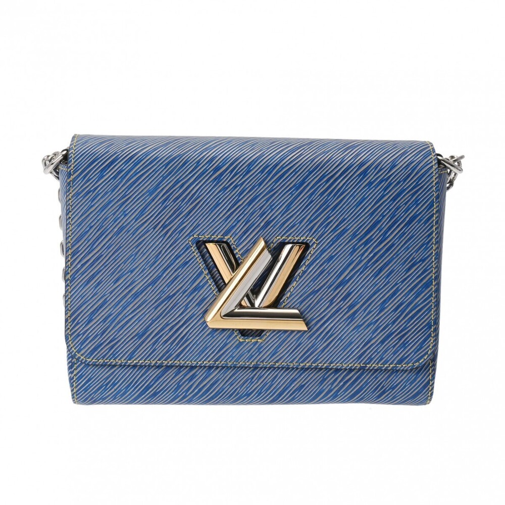 Louis Vuitton Epi Twist Blue Leather Shoulder Bag